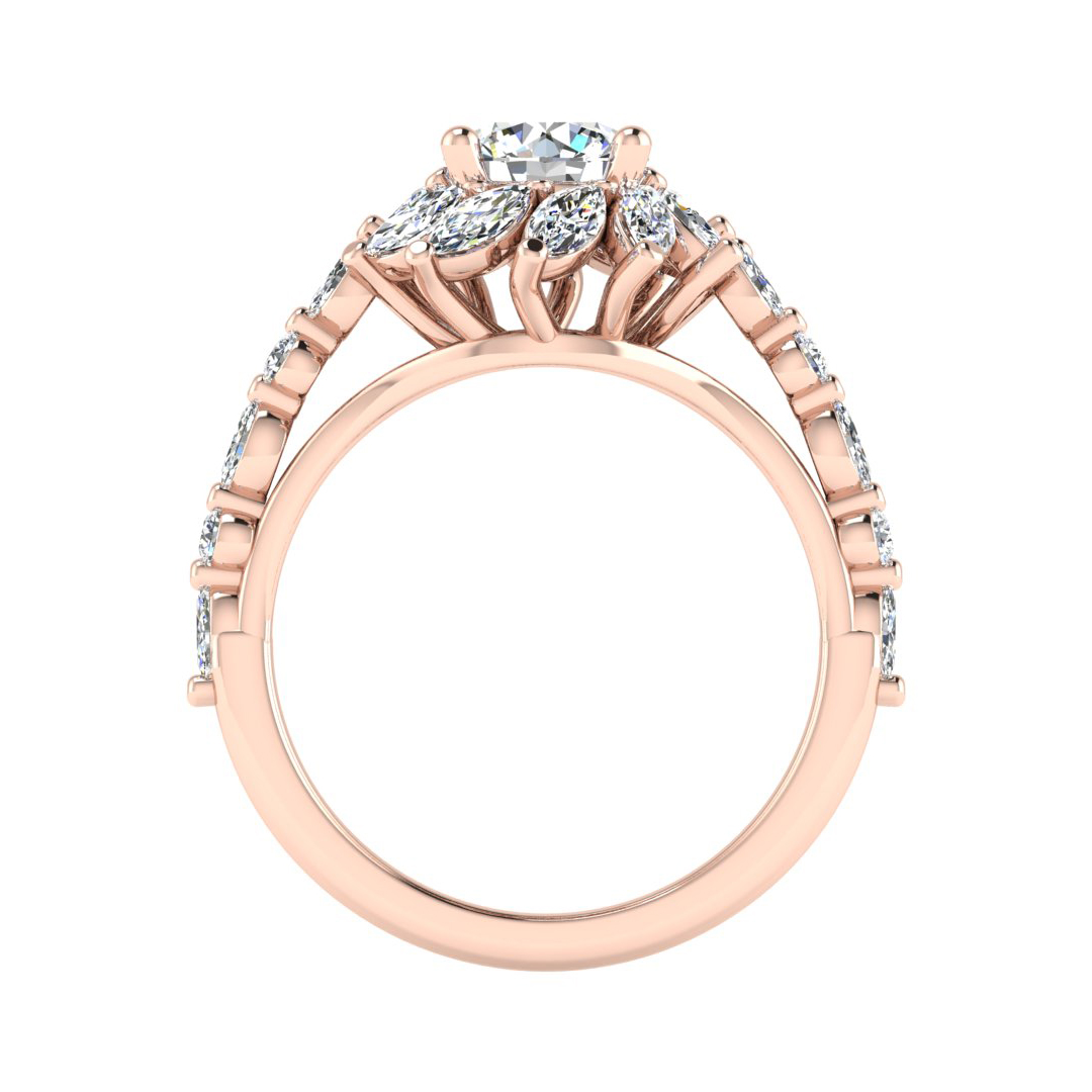 Melissa Halo Engagement Ring